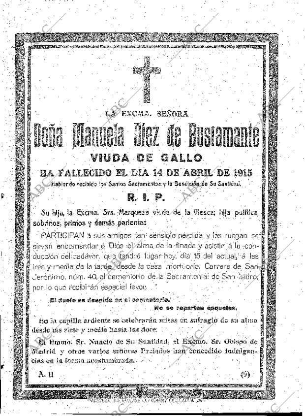 ABC MADRID 15-04-1915 página 23