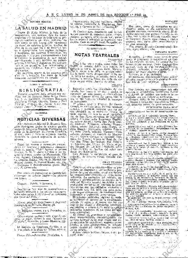 ABC MADRID 19-04-1915 página 22