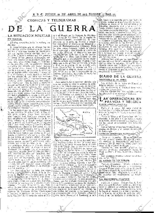 ABC MADRID 22-04-1915 página 17