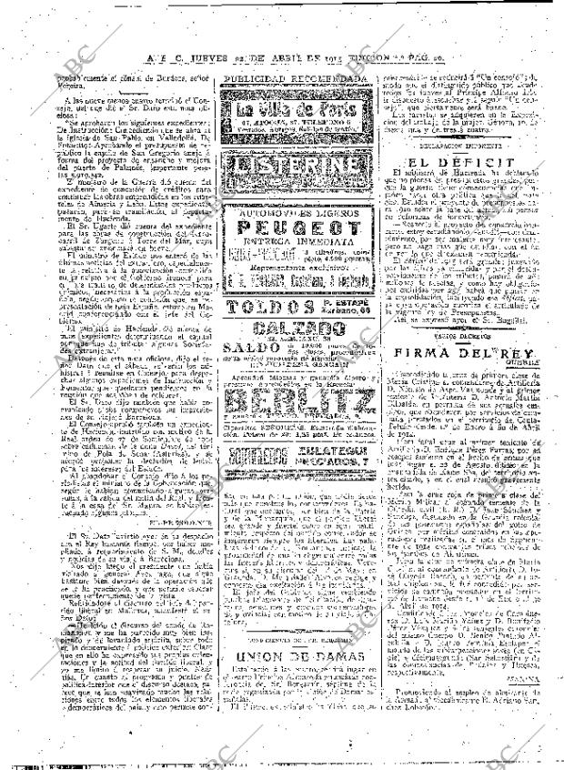 ABC MADRID 22-04-1915 página 20