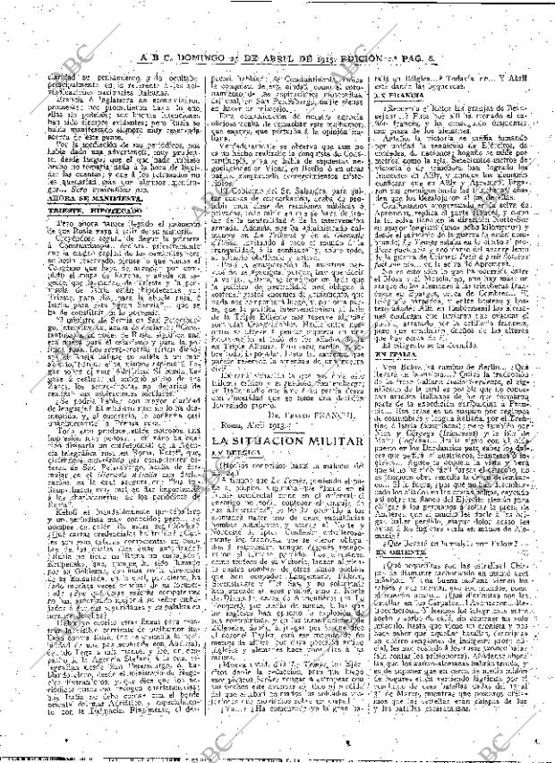 ABC MADRID 25-04-1915 página 6