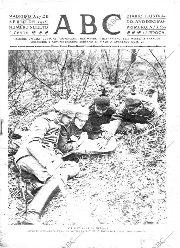 ABC MADRID 27-04-1915 página 1