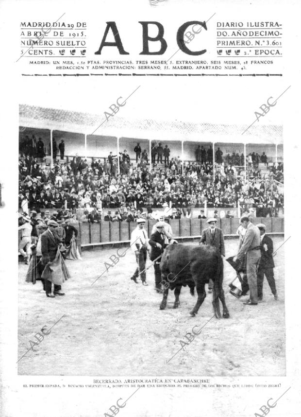 ABC MADRID 29-04-1915 página 1