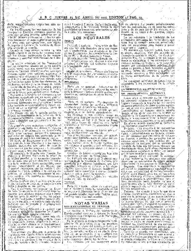 ABC MADRID 29-04-1915 página 12