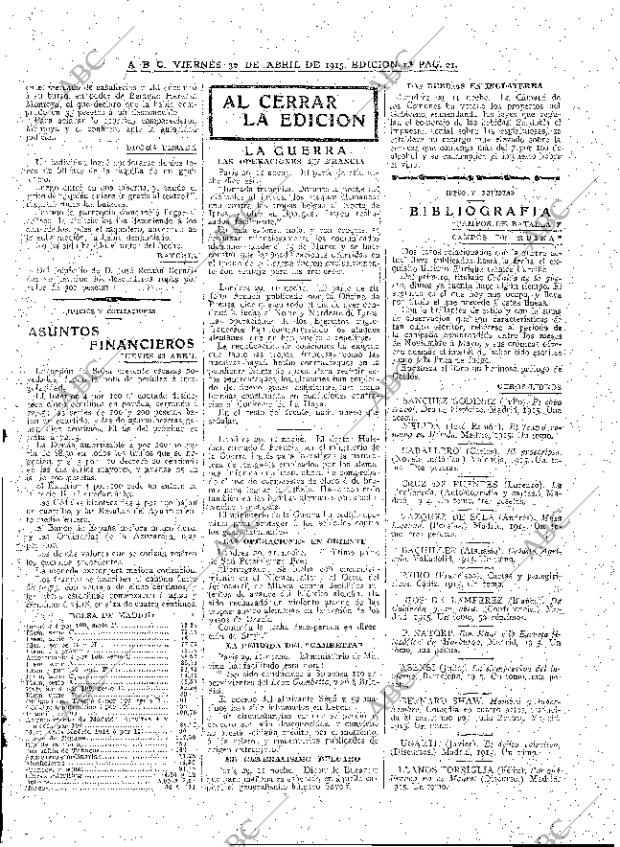 ABC MADRID 30-04-1915 página 21