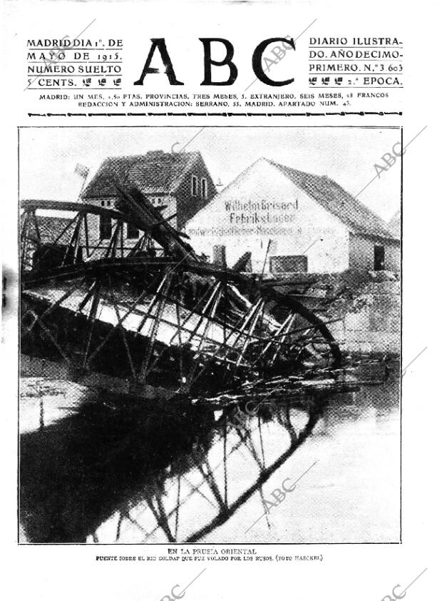 ABC MADRID 01-05-1915 página 1