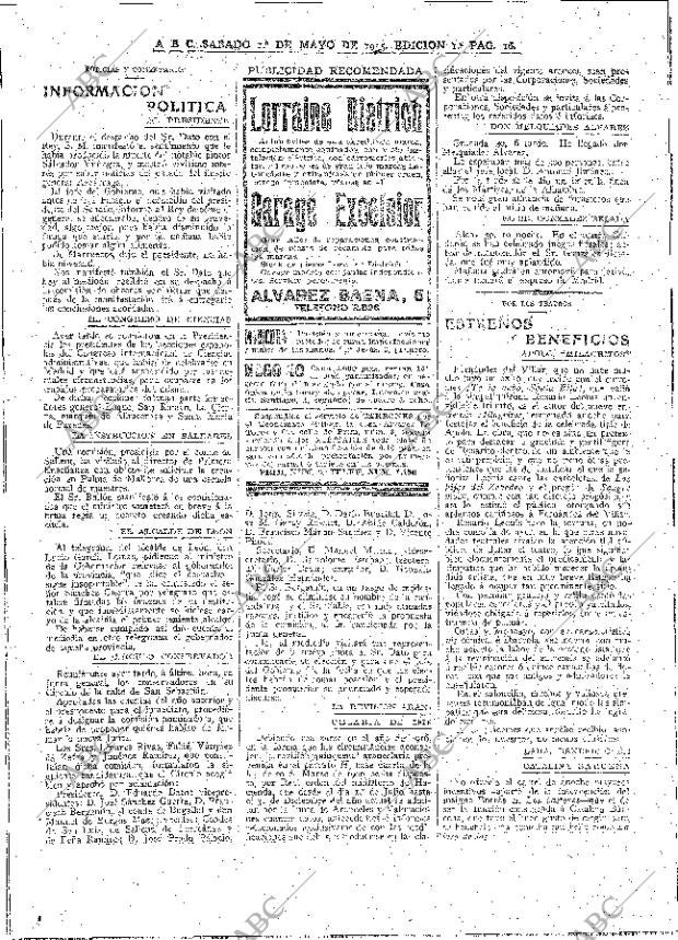 ABC MADRID 01-05-1915 página 16