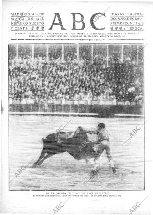 ABC MADRID 14-05-1915 página 1