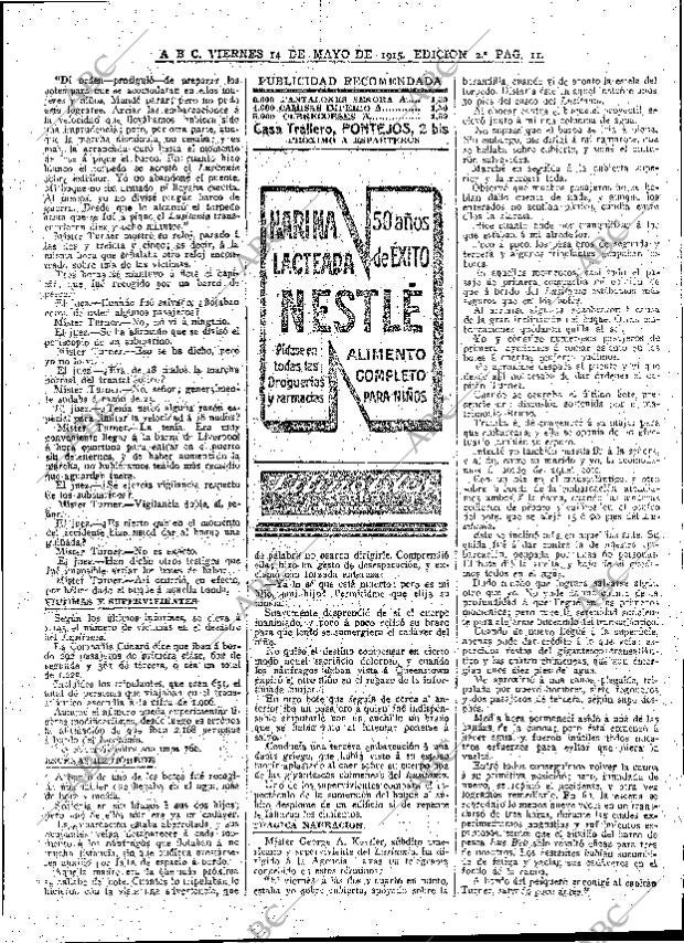 ABC MADRID 14-05-1915 página 11