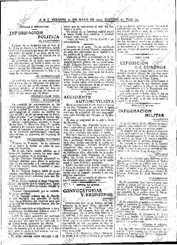 ABC MADRID 14-05-1915 página 19