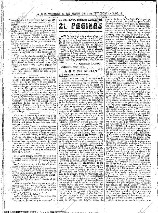 ABC MADRID 14-05-1915 página 8
