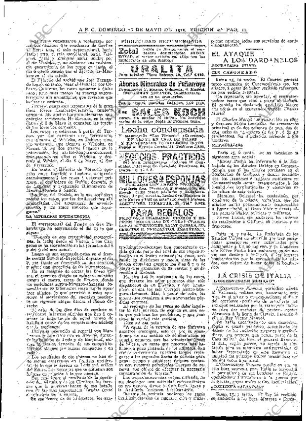 ABC MADRID 16-05-1915 página 11