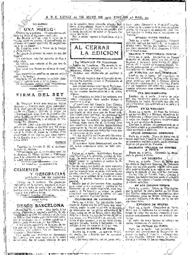 ABC MADRID 24-05-1915 página 20