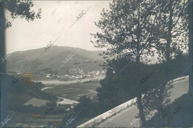 Vista del pueblo de Orio (Guipúzcoa)