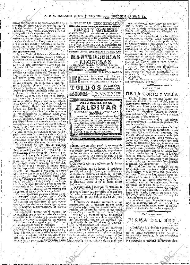 ABC MADRID 05-06-1915 página 14
