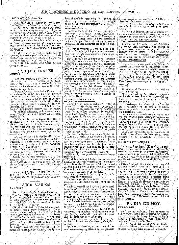 ABC MADRID 20-06-1915 página 11