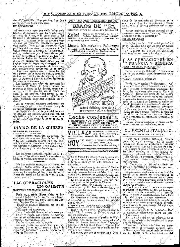 ABC MADRID 20-06-1915 página 9