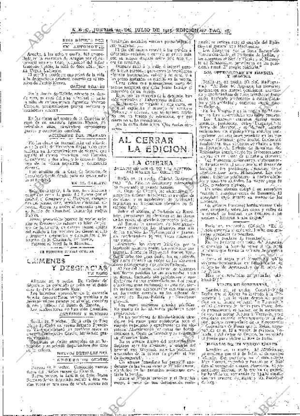 ABC MADRID 22-07-1915 página 18