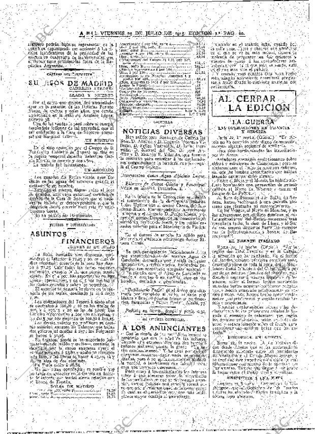 ABC MADRID 23-07-1915 página 20