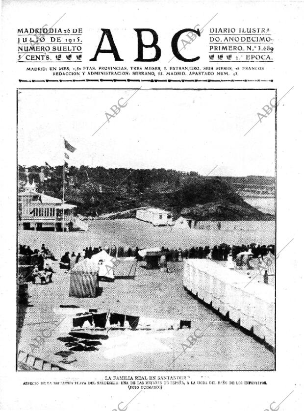 ABC MADRID 26-07-1915 página 1