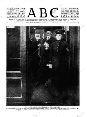 ABC MADRID 27-07-1915 página 1