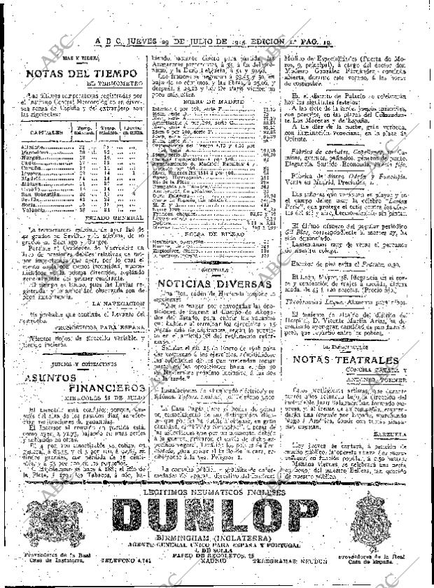 ABC MADRID 29-07-1915 página 19