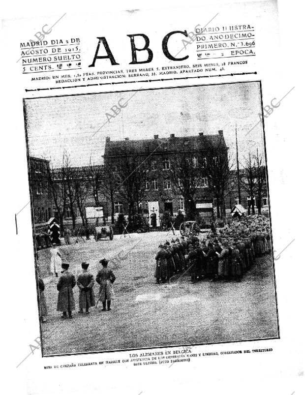 ABC MADRID 02-08-1915 página 1