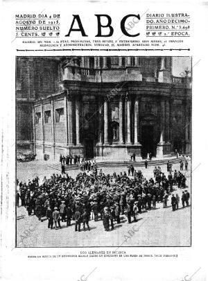 ABC MADRID 04-08-1915 página 1