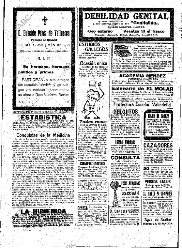 ABC MADRID 11-08-1915 página 19
