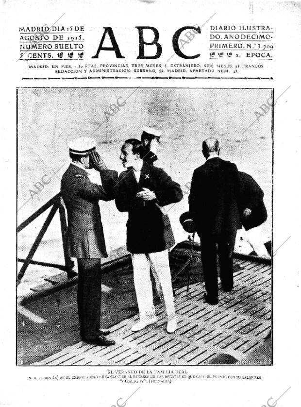 ABC MADRID 15-08-1915 página 1