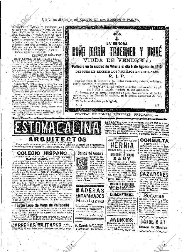 ABC MADRID 15-08-1915 página 17