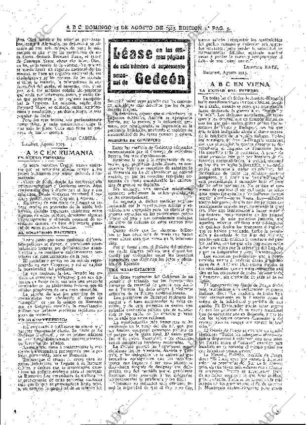 ABC MADRID 15-08-1915 página 5