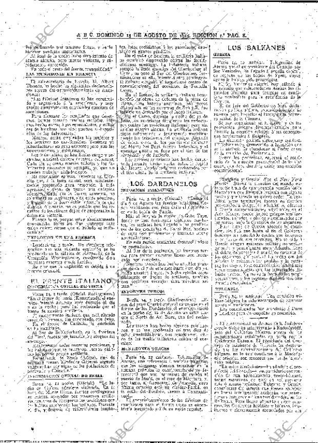 ABC MADRID 15-08-1915 página 8