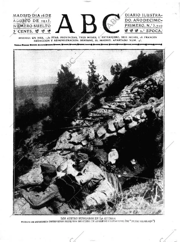 ABC MADRID 16-08-1915 página 1