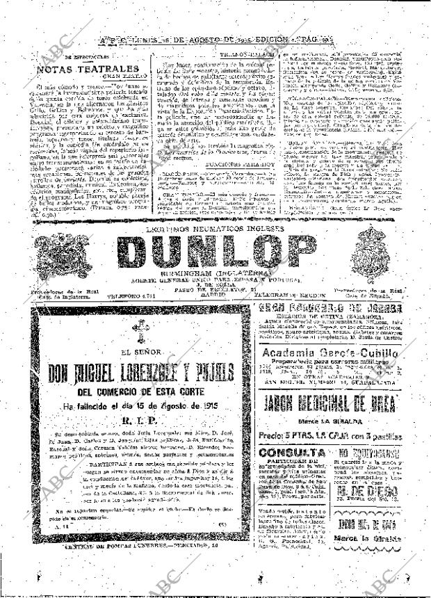 ABC MADRID 16-08-1915 página 20