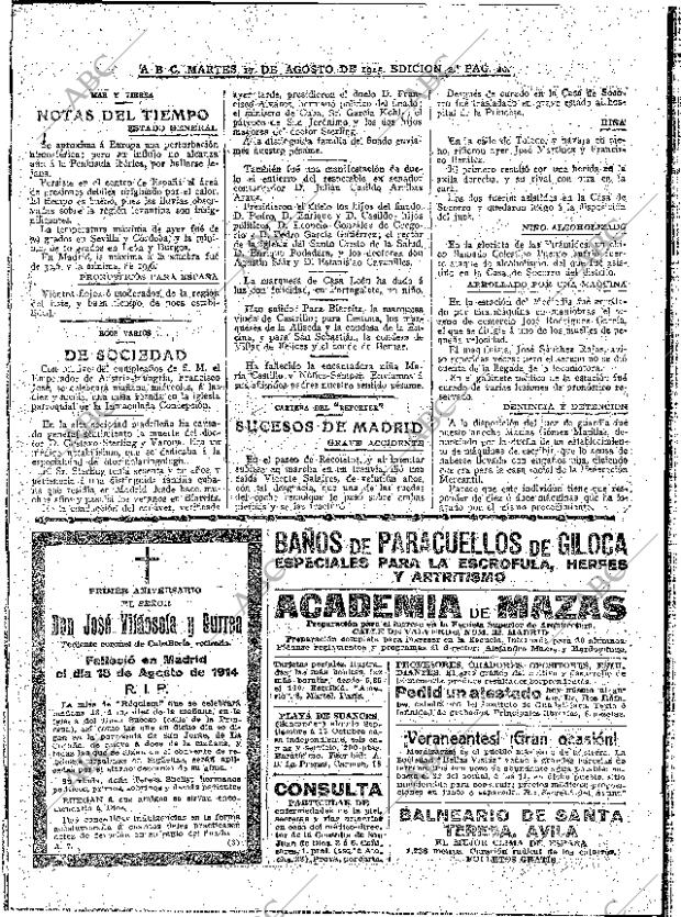 ABC MADRID 17-08-1915 página 20