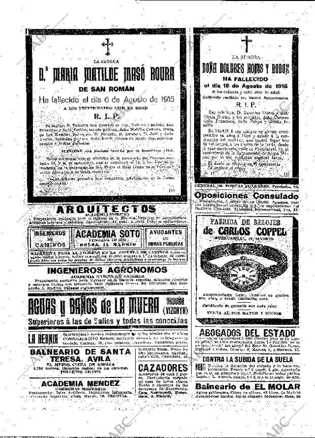 ABC MADRID 19-08-1915 página 2