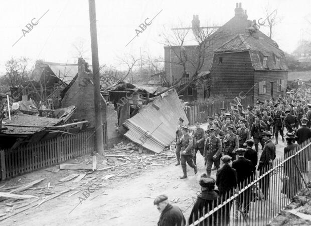 Casas de un pueblo de Inglaterra (Maldon, Essex)Destruidas por las Bombas...