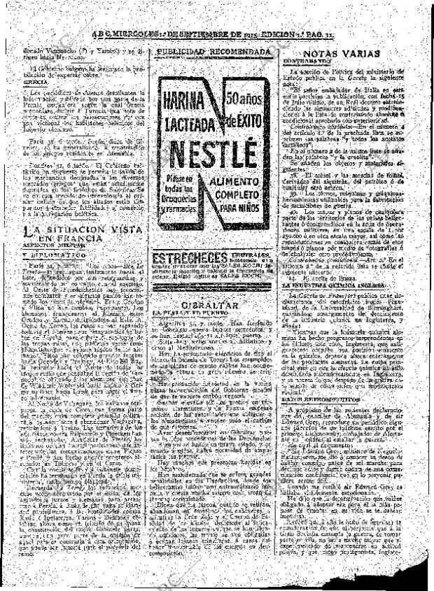 ABC MADRID 01-09-1915 página 11