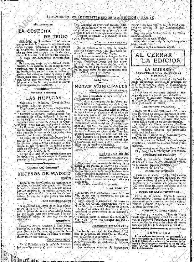 ABC MADRID 01-09-1915 página 16