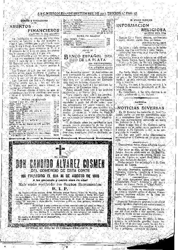 ABC MADRID 01-09-1915 página 17