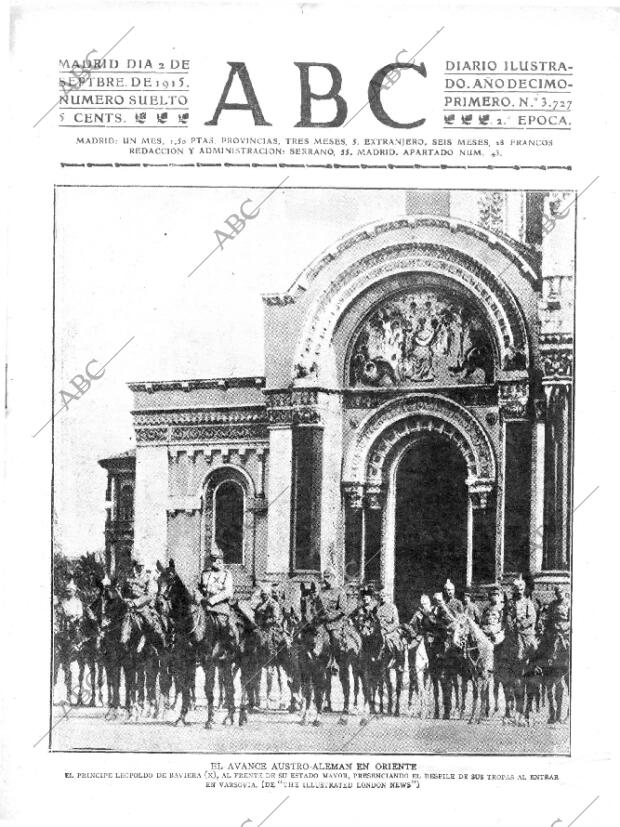 ABC MADRID 02-09-1915 página 1