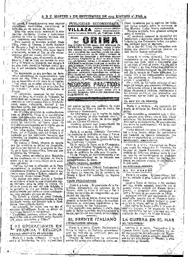ABC MADRID 07-09-1915 página 9