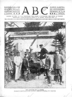 ABC MADRID 13-09-1915 página 1