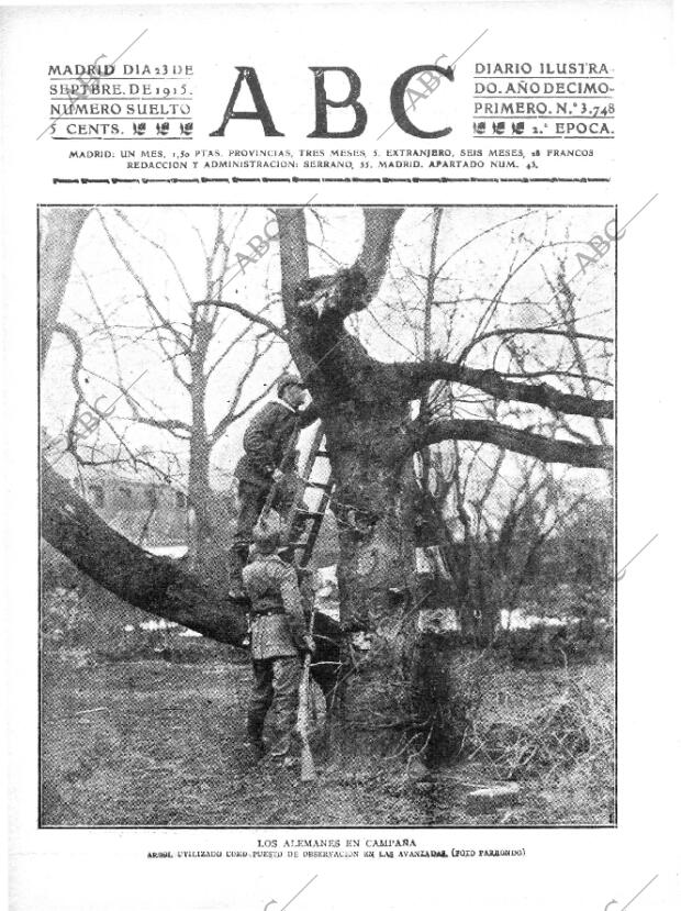 ABC MADRID 23-09-1915 página 1