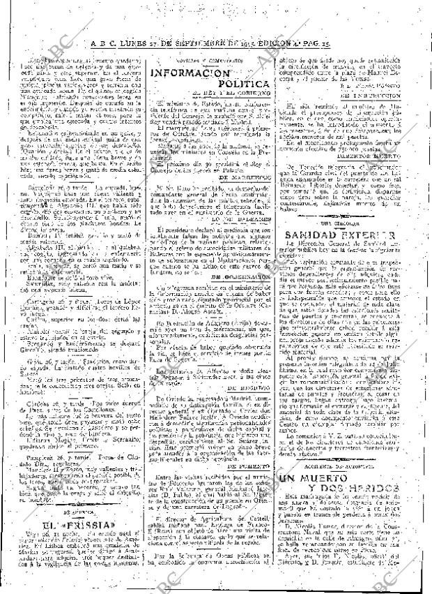ABC MADRID 27-09-1915 página 15