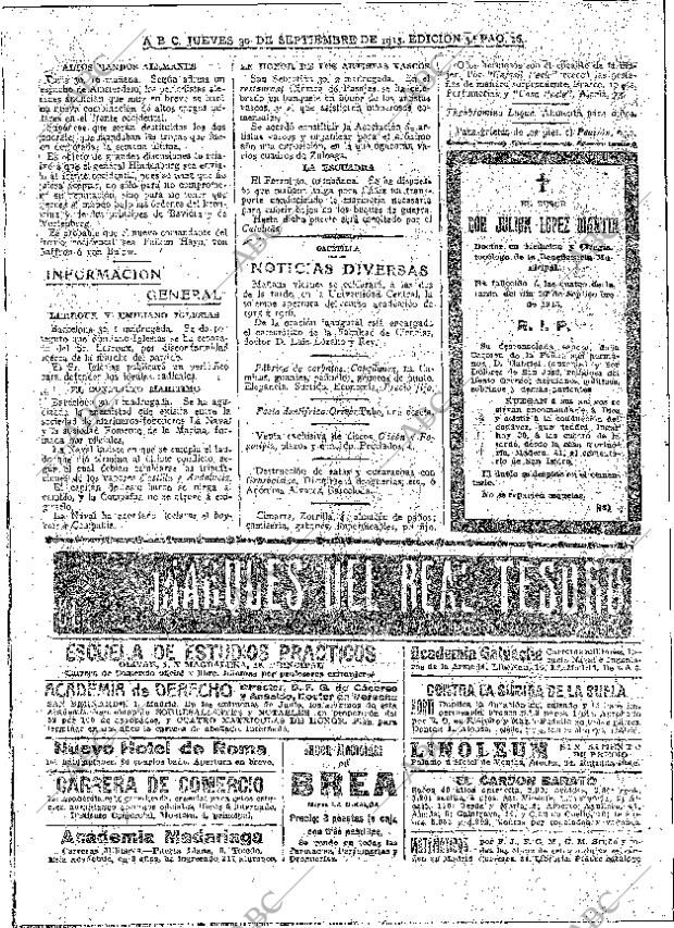 ABC MADRID 30-09-1915 página 16