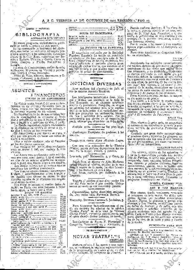 ABC MADRID 01-10-1915 página 15