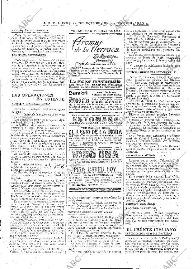 ABC MADRID 11-10-1915 página 11