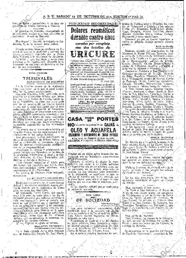 ABC MADRID 23-10-1915 página 16